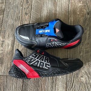Adidas Big Boy's Originals Shoes 4Uture RNR Star Wars Black. 5Y